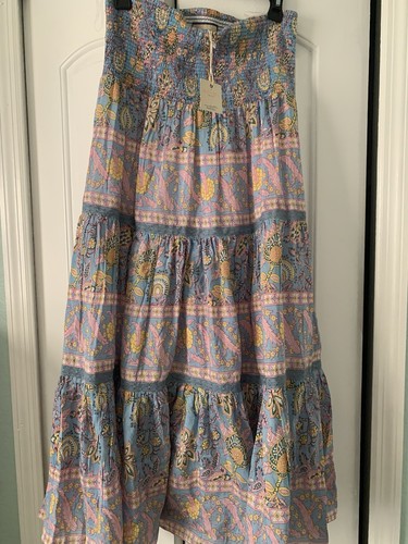 Alicia Bell Mandy Cotton & Silk Cover-Up Maxi Skirt Convertible Dress $340 - Picture 2 of 3