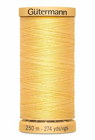 Gutermann - natürliches Baumwollgarn - 1600 - 250M/273Yds - gelb - Bild 1 von 2