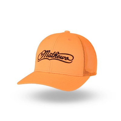 @NEW@ Mathews Archery ''Blaze'' Fl. Orange Baseball Cap/Hat