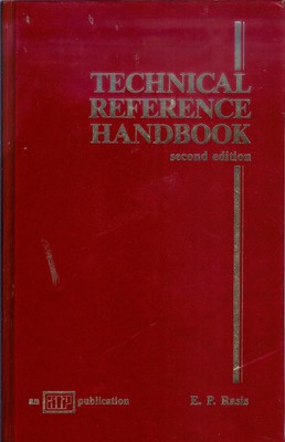 Technical Reference Handbook, Second Edition - rasis - Good - See condition ...