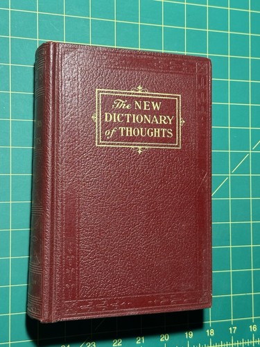 The New Dictionary of Thoughts by Tryon Edwards revised by Jonathan Edwards - Picture 1 of 6