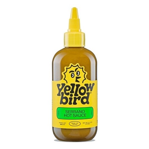 Serrano Sauce, Yellowbird Foods, 6 Bottles Per Case, 9.8 Oz/Bottle