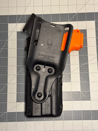 Safariland 7365 ALS/SLS Level-3 RH Duty Holster, Basket, GLOCK 19 23 45 w/ LIGHT - Picture 9 of 19