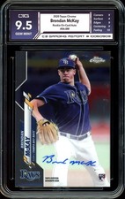 Brendan McKay - 2020 Topps Chrome Rookie Autographs On-Card #RA-BM GEM 9.5. rookie card picture