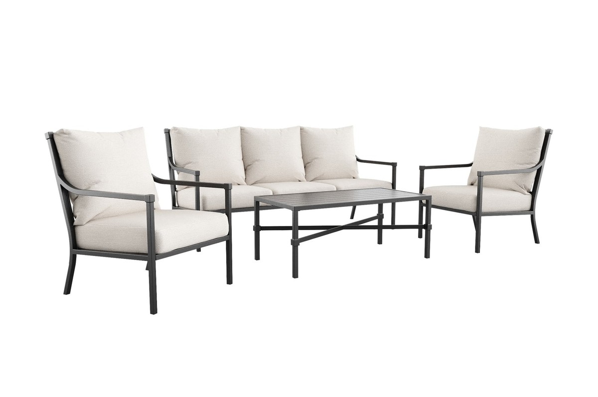 My Texas House MTH572805966471 Cambria Rectangular Steel Outdoor