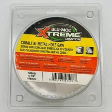 Blu Mol Xtreme 5880B Hole Saw 4-1/4"/108mm Cobalt Steel Bi-Metal 1-7/8" DepthOC