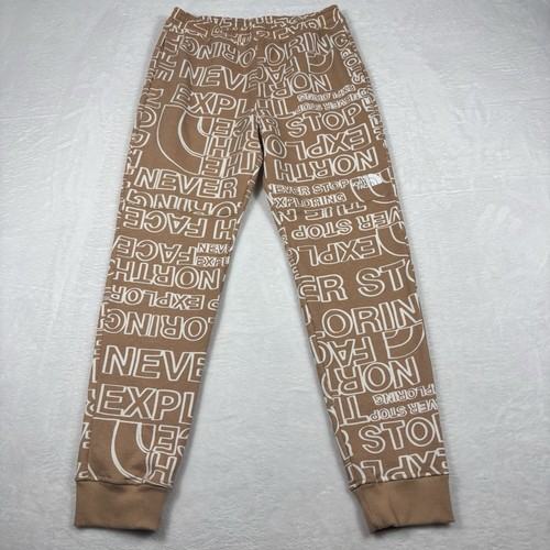 THE NORTH FACE Boys Camp Fleece Jogger Beige Youth Size XL 14/16 Streetwear - Picture 2 of 11