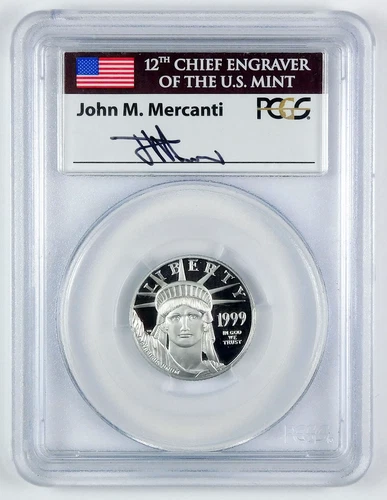 Photo of a 1999-W American Platinum Eagle 1/4 oz from an eBay listing that sold on Jul 21, 2026