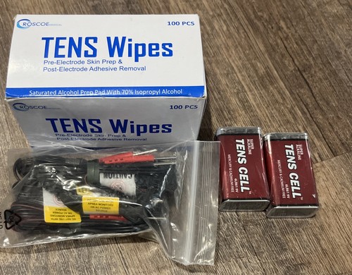 Intensity Tens Unit electrode Pads, Alcohol Wipes, Batteries And Electrode Cords - Bild 2 von 4