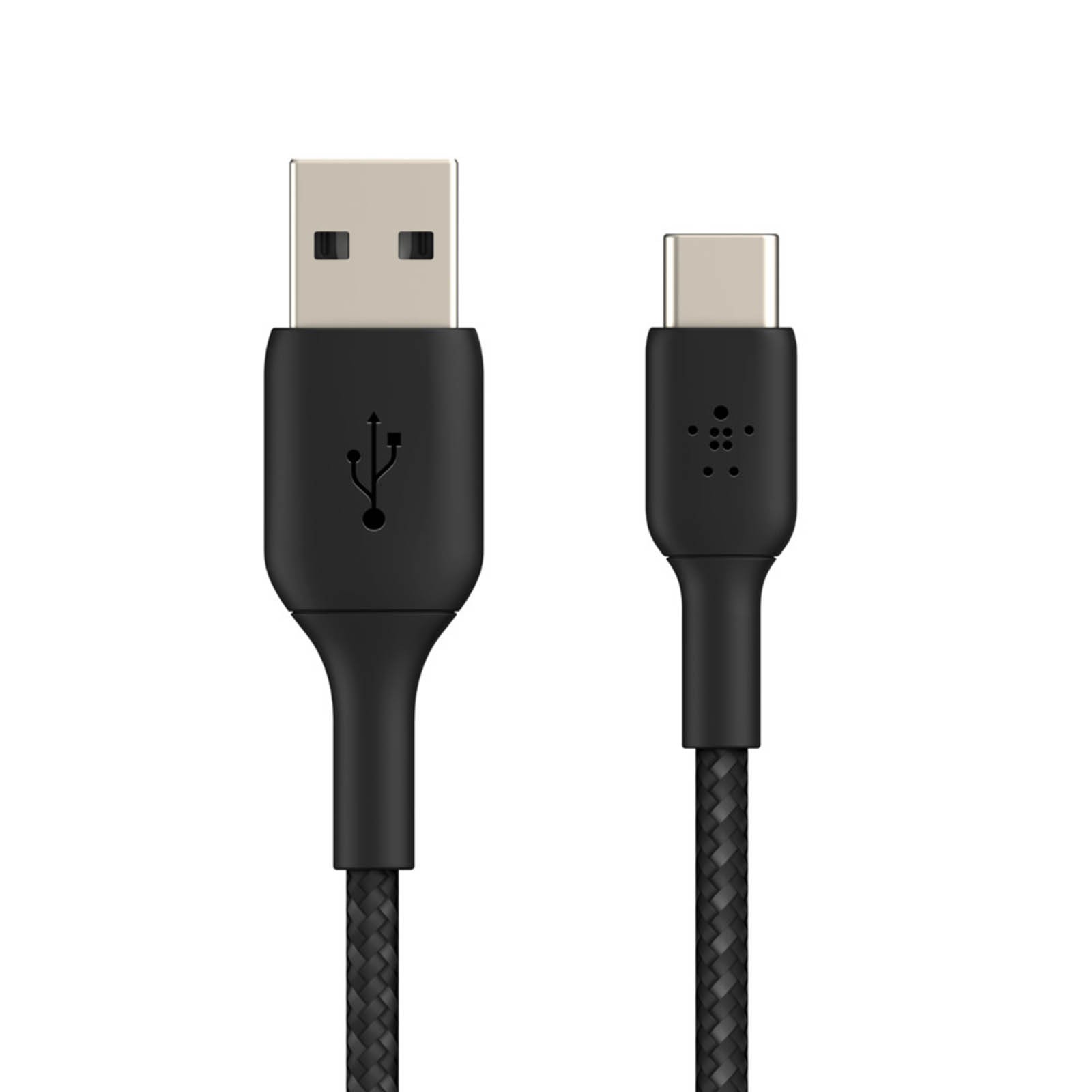 Câble Belkin USB vers USB-C en nylon tressé premium noir