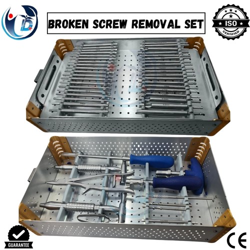Broken Screw Removal Set Screw Extraction Surgical Instruments Orthopedic CE - Picture 1 of 22