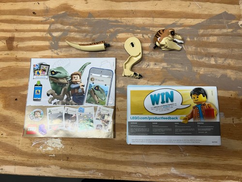 LEGO Jurassic World T. Rex Transport Manuals 1 & 2 Only ~ 75933 - Bonus Pieces - Picture 3 of 4
