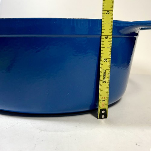 Cousances Le Creuset 30 ovale Gusseisen Emaille Kasserolle * ohne Deckel * 6,75 Quart Dutch Ov - Bild 10 von 10