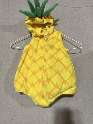 Carters Baby 3-6 month Yellow Pineapple Fruit Halloween Costume Infant Dress Up