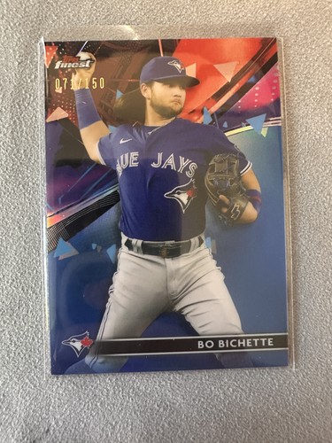 2021 Finest #69 Bo Bichette Blue Refractor Toronto Blue Jays