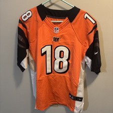 AJ Green #18 Cincinnati Bengals NFL Nike On Field Jersey Orange Size 40 Stitched