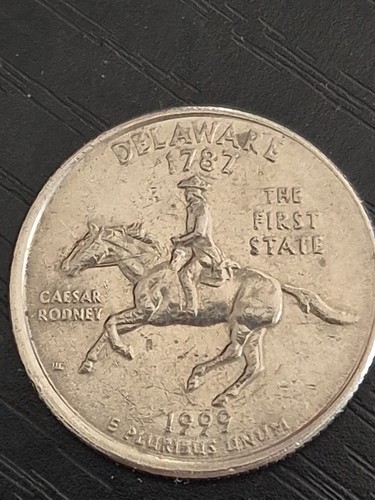 1999p Delaware Spitting Horse Quarter Rare - Picture 3 of 6
