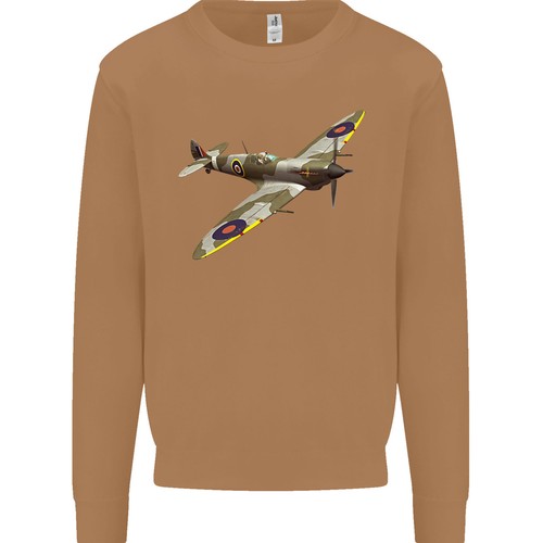 Sudadera Jumper Para Hombre Supermarine Spitfire Volando Solo - Imagen 8 de 27