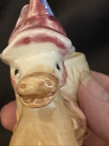 VTG Ceramic Donkey W/Cart Toothpick Holder Dale Hallow Lake Souvenir 4”Lx3”H - Picture 10 of 14