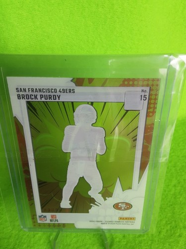 2024 NFL Panini Trading Card, Brock Purdy, Bomb Squad, San Francisco 49ers - Bild 2 von 3