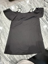 SHEIN Curve Cool Sleeve Summer Dress XL Black