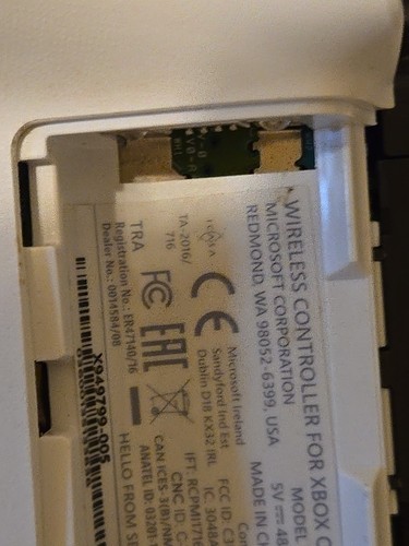 Microsoft 1708 Xbox One Controller Missing Battery Panel Works - Picture 9 of 16