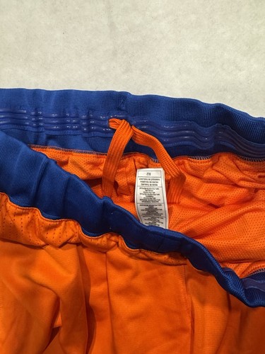 NBA Adidas New York Knicks Game Issued Authentic Shorts Orange Gr. XL +2 - Bild 7 von 7