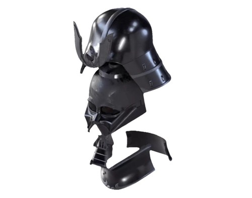 Samurai vader Helmet - DIY 3D printed Helmet- Fortnight, Star Wars - Picture 3 of 3