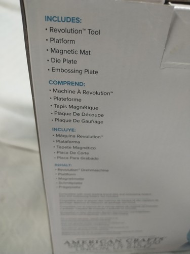 Revolution Die Cutting/Embossing Tool Machine 661176. - Picture 7 of 15