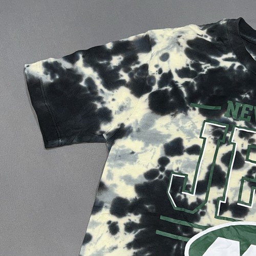 NFL New York Jets Short Sleeve Shirt Youth M Green Tie-Dye Logo -4757 - Picture 2 of 14
