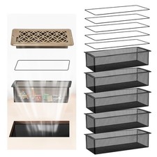 Floor Vent Screen Net for 4x10'' Floor Register, 5-Pack Air Vent Filter Mesh ...