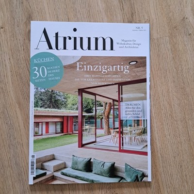 Atrium Magazin für Wohnkultur Design Architektur 5/2023 September/Oktober neu