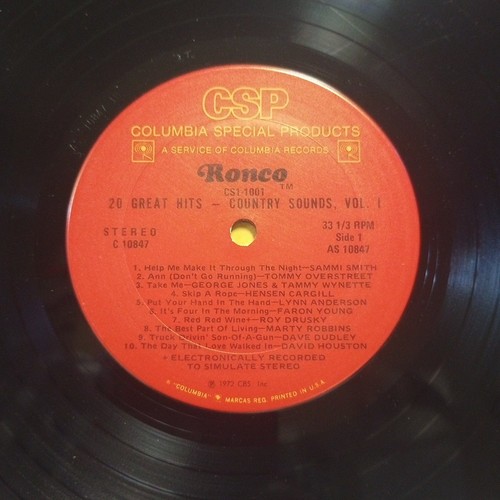 The Great Country Stars Capital Records Album Vinal LP - Picture 4 of 6