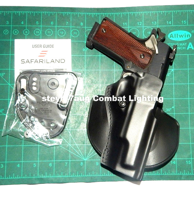 Safariland 5198-53-411 Paddle Belt Holster Colt Kimber Springfield Para 5" 1911