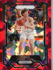 2024 Panini Prizm Draft Picks #55 PJ Hall Prizms Red Ice
