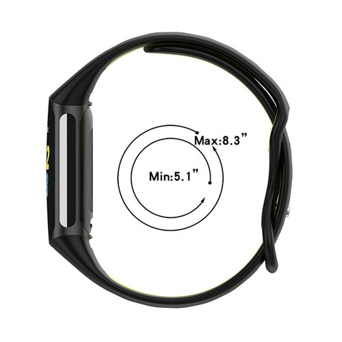 23.2mm Silicone Watch Strap Watch Band for Fitbit Charge 6/Charge 5 - Picture 3 of 43