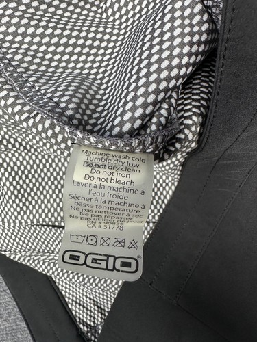 Ogio Jacket Mens Small Black Softshell Cessna Logo Full Zip Stretch Outdoor - Picture 8 of 17