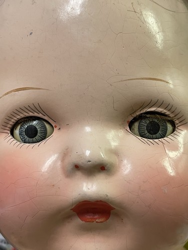 Effanbee Composition Baby Doll 17” Sleepy Eyes Jointed Arms & Legs Antique Toy - Picture 5 of 18