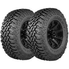 (QTY 2) 33x12.50R18LT Yokohama Geolandar M/T G003 118Q Load Range E Tires