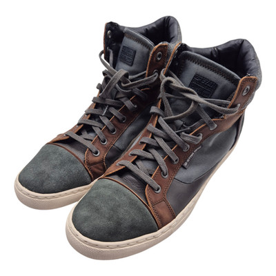 G-Star RAW Sneaker High Gr. 45 Herren Schuhe Boots Leder Grau Braun GS52059 TOP