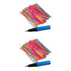  2 Pieces Long Balloons Inflate Pump Twisting Workshop Assorted Color