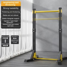 Power Tower Dip Station Adjustable Heavy Duty Pull Up Bar for Home Gym Workout