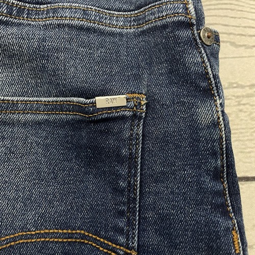 G-Star Raw Men's W33 x L32 Blue Arc 3D Slim Button-Fly Dark Wash Denim Jeans - Picture 3 of 12