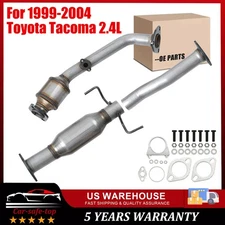 NEW FITS FOR 1999-2004 TOYOTA TACOMA 2.4L FRONT & REAR CATALYTIC CONVERTER SET..