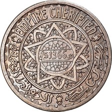 [#970370] Coin, Morocco, Mohammed V, 10 Francs, AH 1366/1947, Paris, Essai-Piéf,