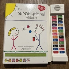 THE SENSESATIONAL ALPHABET April Rofe Hardcover Book Sign Language & Braille