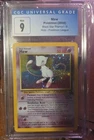 2000 Pokémon Mew Holo #9 Black Star Promo • CGC 9 MINT Wotc Blue Label Swirl