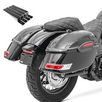 Seitenkoffer DW Je 33L Mit Haltesatz FüR Yamaha XVS 125 Drag Star