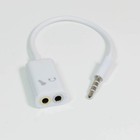 TRRS 3.5mm Plug Connector-Male to TRS 3.5mm F Headphone TRS 3.5mm F Microphone