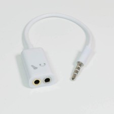TRRS 3.5mm Plug Connector-Male to TRS 3.5mm F Headphone TRS 3.5mm F Microphone